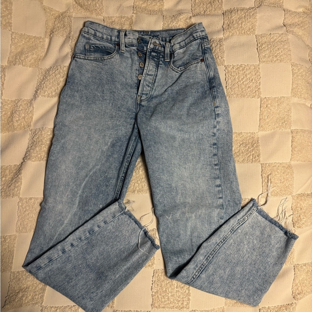 Old Navy Light Blue Straight Leg Jeans